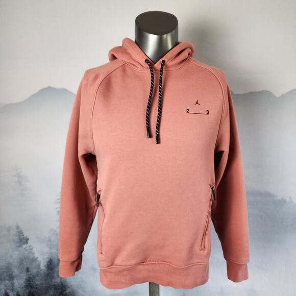 Jordan 23Engineered Canyon Pink Drawstring Hoodie | Men's XS - Picture 2 of 16